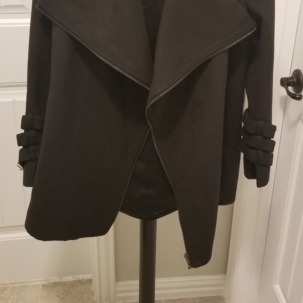 Black trench jacket - Picture 2 of 5
